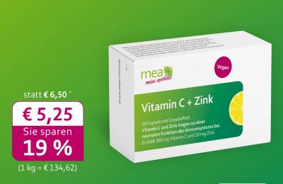 Vitamin C + Zink Depot: März-Angebot in der Rabenfels-Apotheke Herten