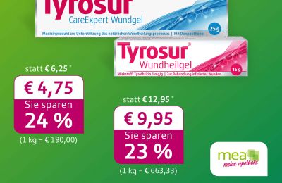 Tyrosur CareExpert Wundgel: Juli-Angebot in der Rabenfels-Apotheke Herten