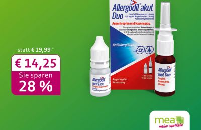 Allergodil akut Duo: Mai-Angebot der Rabenfels-Apotheke Herten