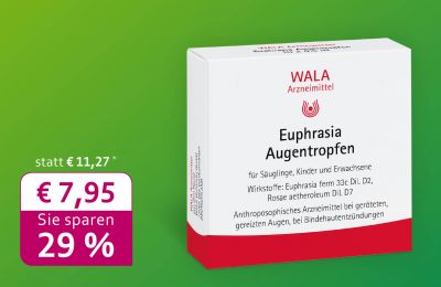 Gereizte Augen - Euphrasia Augentropfen: April-Angebot der Rabenfels-Apotheke Herten