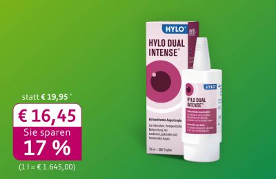 Hylo Dual Intense Augentropfen: März-Angebot in der Rabenfels-Apotheke Herten